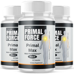 (3 Pack) Primal Force Advanced Male Support Supplement PrimalForce 180 Capsules