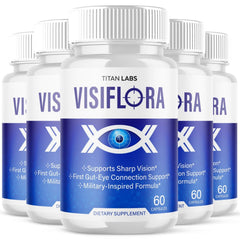 (5 Pack) Visiflora Support Healthy Eye Vision & Function Visi Flora 300 Capsules