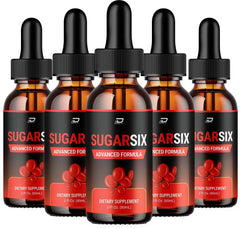 SugarSix Liquid Drops – Natural Blood Sugar Support (5 Pack)
