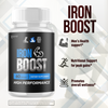Image of (3 Pack) Iron Boost Male Support Supplement Advanced Formula IronBoost 180 Capsule
