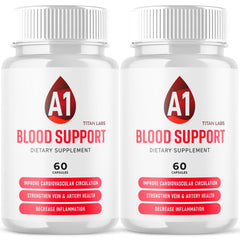 (2 Pack) A1 Blood Support Advanced Blood Health Vitamin Supplement 120 Capsules