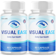 (2 Pack) Visual Ease Support Healthy Eye Vision & Function VisualEase 120 Capsules