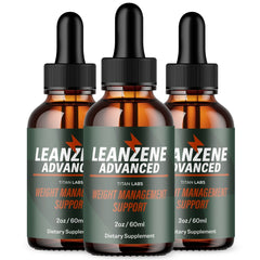 (3 Pack) Leanzene Drops Advanced Health & Fitness Formula Lean Zene 90 Servings