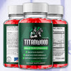 Image of (5 Pack) Titanwood Gummy Advanced Male Support Supplement Titan Wood 300 Gummies