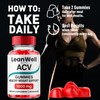Image of LeanWell Keto ACV Gummies 1000MG LeanWell Formula Vitamin (3 Pack-180 Gummies)