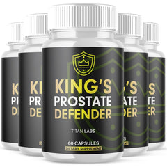 (5 Pack) King's Prostate Defender Advanced Prostate & Bladder Support 300 Capsules