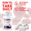 Image of (5 Pack) Diaten Pills Advanced Blood Max Support Supplement Dia Ten 300 Capsules