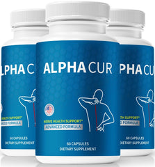 AlphaCur Supplement Pills (3 Pack-180 Capsules)