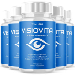 (5 Pack) Visiovita Support Healthy Eye Vision & Function Visio Vita 300 Capsules