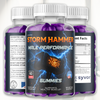 Image of (3 Pack) Storm Hammer Male Gummys Advanced StormHammer Max Vitamin 180 Gummies