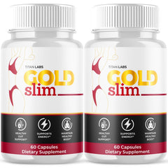 (2 Pack) Gold Slim Advanced Energy & Fitness Formula Vitamin GoldSlim 120 Caps