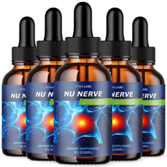 (5 Pack) Nu Nerve Drops Advanced Nerve Health Support Vitamin NuNerve 150 Serves