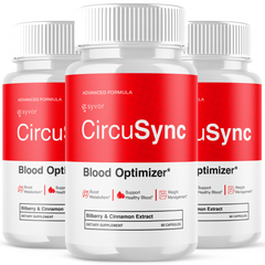 (3 Pack) CircuSync Advanced Blood Support Formula Supplement Circu Sync 180 Capsules