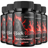 Image of (5 Pack) Black Horse Advanced Male Health Support Supplement BlackHorse 300 Capsules