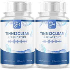 (2 Pack) Tinni2Clear Advanced Ear Health Support Vitamin Tinni 2 Clear 120 Caps