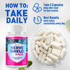 Image of (1 Pack) Nerve Shield Nootropic All Natural NerveShield Supplement 60 Capsules
