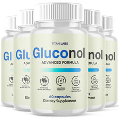 (5 Pack) Gluconol Advanced Blood Health Support Supplement Gluco Nol 300 Capsule