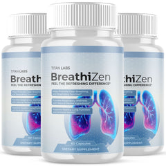 (3 Pack) BreathiZen Pills Advanced lungs Health Support Breathi Zen 180 Capsules