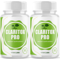(2 Pack) Claritox Pro Natural Brain Supplement ClaritoxPro 120 Capsule