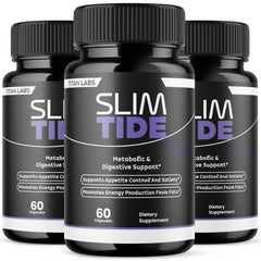 (3 Pack) Slimtide Advanced Energy And Fitness Supplement Slim Tide 180 Capsules