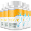 Image of (5 Pack) NervX All Natural Super Nerve Supplement Nerv X 300 Capsules