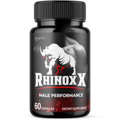 (1 Pack) Rhinox X Advanced Male Support Pills RhinoxX Supplement 60 Capsules