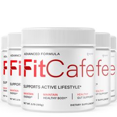 (5 Pack) Fit Cafe Powder Max Support For Weight Management, FitCafe 150 Servings
