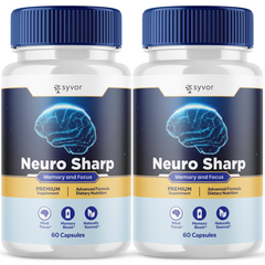 Neuro Sharp  All Natural Formula Brain Supplement (2 Pack-120 Capsules)