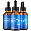 Image of (3 Pack) Alkon Drops Advanced Health & Fitness Formula Alk On Vitamin 90 Serves