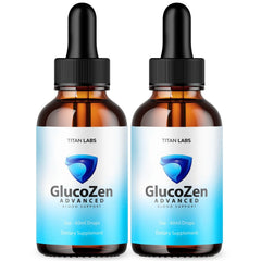 (2 Pack) GlucoZen Drops Advanced Blood Support Supplement Gluco Zen 60 Servings