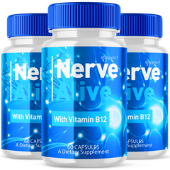 Nerve Alive Supplement Pills (3 Pack - 180 Capsules)