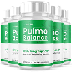 (5 Pack) Pulmo Balance Advanced lungs Health Support PulmoBalance 300 Capsules