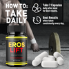 Image of (3 Pack) Eros Lift Advanced Male Pills Formula ErosLift Supplement 180 Capsules