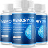 Image of (3 Pack) MemoryOn Pill Natural Brain Supplement Memory On 180 Capsules