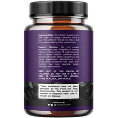 Cleanse and Detox Activated Charcoal Capsules Purifying 1200mg Per Serving 90ct