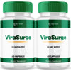 Image of (2 Pack) Virasurge Advanced Male Support Max Supplement Vira Surge 120 Capsules