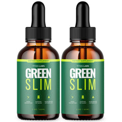 (2 Pack) Green Slim Drops Natural Health & Fitness Support GreenSlim 60 Servings