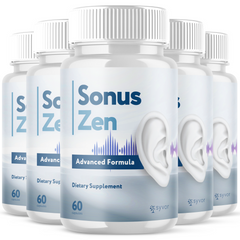 Sonus Zen Supplement Pills Advanced Ear Health Support and Tinnitus Relief 300 Capsules (5 Pack)