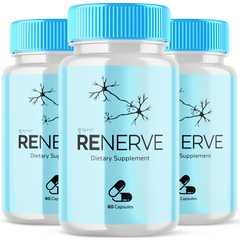 Renerve Advanced Nerve Support Formula Maximum Strength Vitamin (3 Pack-180 Capsules)