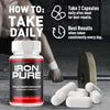 Image of (2 Pack) Iron Pure Advanced Male Pills Formula IronPure Supplement 120 Capsules