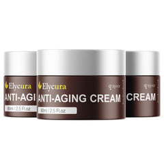(3 Pack) Elycura Cream Advanced Anti-Wrinkle Skin Moisturizer Ely Cura 90 Servs