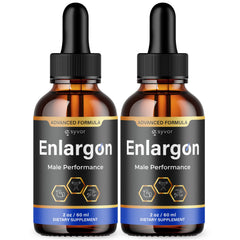 (2 Pack) Enlargon Male Support Drops Advanced Enlarg On Supplement 60 Servings