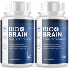 Bio Brain Natural Formula Brain Supplement BioBrain (2 Pack - 120 Capsules)