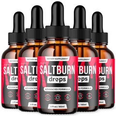 Saltburn Drops Advanced Health & Fitness Formula Salt Burn 150 Serves (5 Pack)