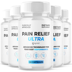 (5 Pack) Pain Relief Ultra Formula Natural Max Supplement 300 Capsules
