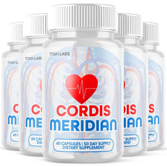 (5 Pack) Cordis Meridian Advanced Blood Support Vitamin CordisMeridian 300 Capsules