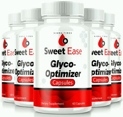 (5 Pack) Sweet Ease Glyco Optimizer Pills Supplement 300 Capsules - ARMOLEY