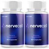 Image of (2 Pack) Nervecell Natural Brain Supplement Nerve Cell 120 Capsules