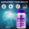 Image of (2 Pack) Memo Master Nootropic All Natural Formula Brain Supplement 120 Capsules