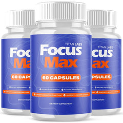 (3 Pack) Focus Max Pill Natural Brain Supplement FocusMax 180 Capsules